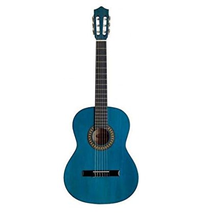 Stagg C542 Full Size Classical Guitar - Transparent Blue