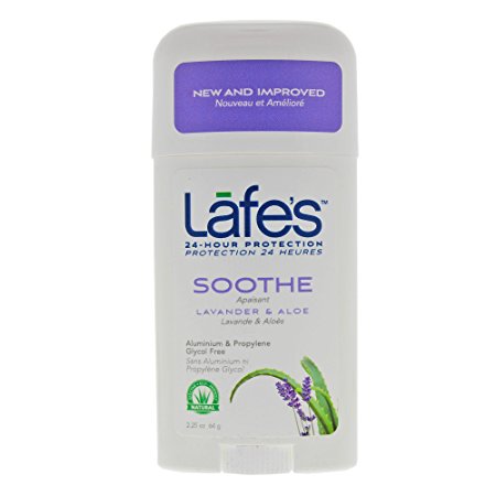 Lafe's Deodorant Stick, Lavender & Aloe, 2.25 Ounce (Packaging May Vary)