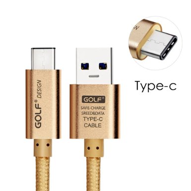 USB-C to USB 30 Cable 33ft for USB Type-C Devices Including the Nokia N1One Plus two Nexus 5x Nexus 6p Pixel C Lumia 950XL Phone Tablet charger Data Cable65288Gold65289