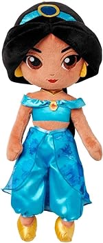 Disney Jasmine Plush Doll, Aladdin, Princess, Official Store, Adorable Soft Toy Plushies and Gifts, Perfect Present for Kids, Medium 14 Inches, Age 0