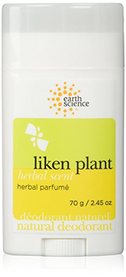 Earth Science Aluminum-Free Liken Deodorant, Herbal - 2.45 oz
