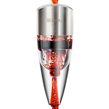 Zestkit Wine Aerator Pour, Red Wine Diffuser, Pourer, Decanter, Gift Box Included