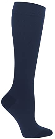 Advanced Orthopaedics Men's Compression Support Socks 15-20 mmHg (Large, Navy)