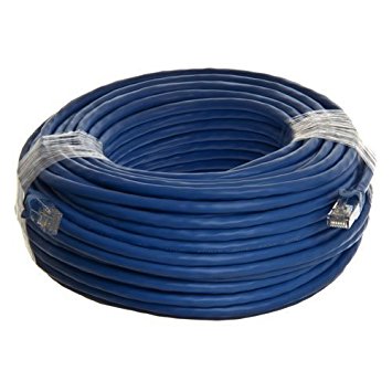 ClearMax Networking Cat6 Ethernet Patch Cable with RJ-45 Plug - BLUE - (300 Feet)