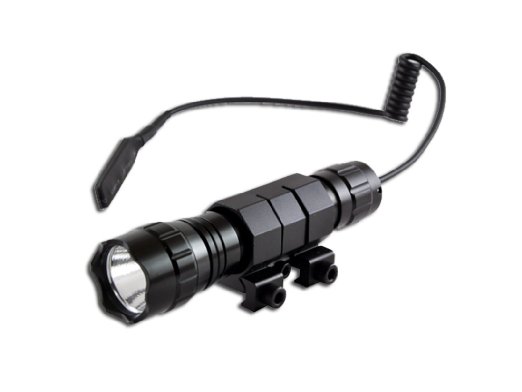 Orion H40-W 500 Lumen LED Tactical Flashlight with Pressure Switch and Rifle Mount