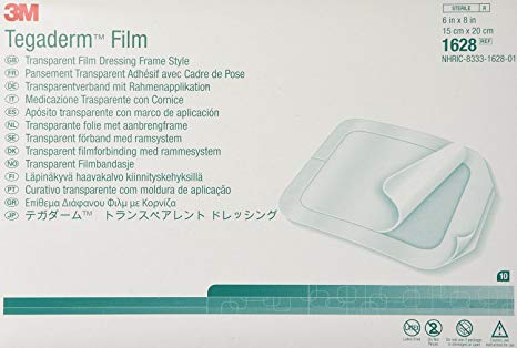 Transparent Dressing 3M Tegaderm™ Film 6 X 8 Inch, 10 Per Box
