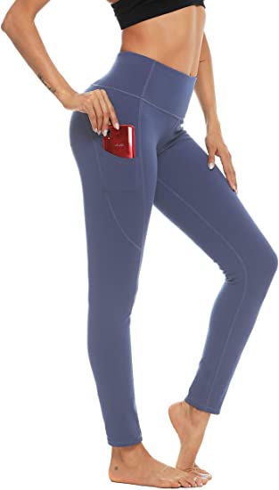 adorence Yoga Pants with Pockets for Women - High Waist, Tummy Control, Non See-Through Booty Lifting Leggings