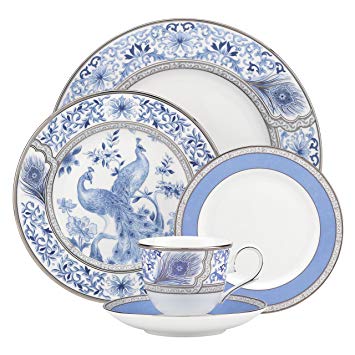 Lenox Marchesa Couture 5-Piece Place Setting, Sapphire Plume