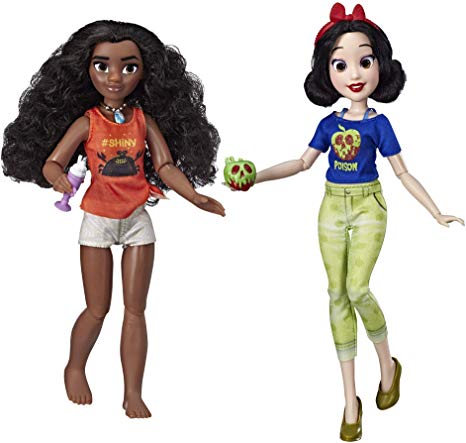 Disney Princess Ralph Breaks The Internet Movie Dolls, Moana and Snow White Dolls with Comfy Clothes and Accessories