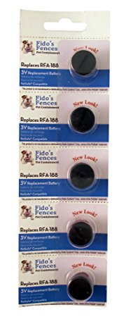 PetSafe Compatible RFA-188 Replacement Battery 5 pack
