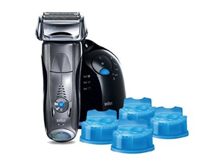 Braun Series 7 790cc-4 Electric Foil Shaver and Clean and Renew Cartridge Refills