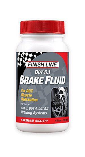 Finish Line High Performance DOT 5.1 Brake Fluid, 4-Ounce
