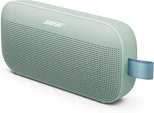 Bose New SoundLink Flex Portable Bluetooth Speaker (2nd Gen), Portable Outdoor Speaker with Hi-Fi Audio, Up to 12 Hours Battery Life, Waterproof and Dustproof, Alpine Sage