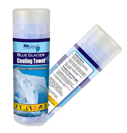 Cooling Towel, Super Absorbent and Antibacterial, No Refrigeration Required, Extra Large 33"x 13" Size