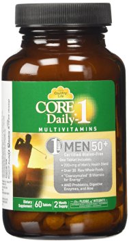 Country Life Core Daily 1 for Men 50 Plus Dietary Supplement, 60 Count