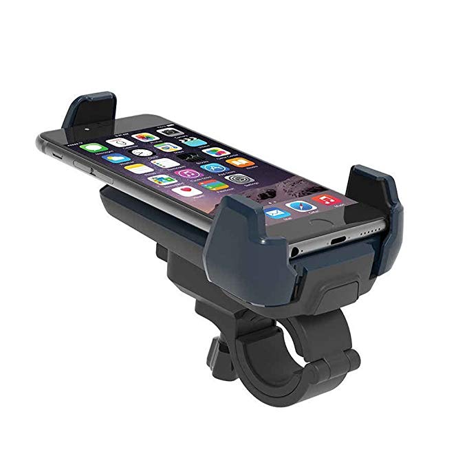 Eximtrade Universal Bike Mount Phone Holder for Apple iPhone 4/5/5s/6/6s/6Plus/6s Plus/7/7 Plus, Samsung Galaxy S2/S3/S4/S5/S6/S6 Edge/S6 Edge Plus/S7 Edge/Note 3/Note 4/Note 5, HTC One, Motorola, Sony Xperia, LG and Other Smartphones and GPS