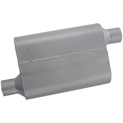 Flowmaster 42443 40 Series Muffler - 2.25 Offset IN / 2.25 Offset OUT - Aggressive Sound