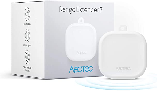 Aeotec Range Extender 7 Zwave Repeater Work with Zwave Hub SmartThings Fibaro (Two Pack)