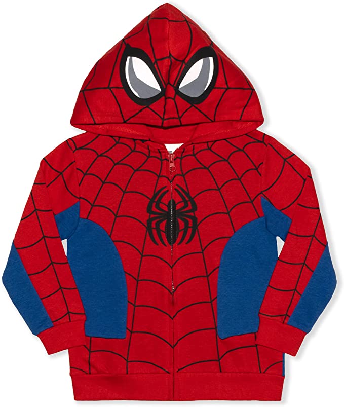 Marvel Boy's Spider-Man or Captain America Fashion Hoodie