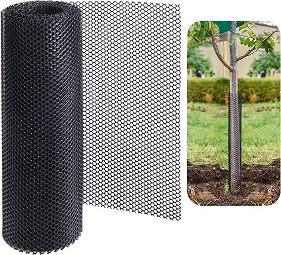 Watayo 19.6 FT Mesh Tree Trunk Guard Protectors -Tree Bark Protector -Flexible Net Tree Guard for Tree Protectors from Deer Mowers Trimmers