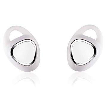 Bluetooth Earphone,Wireless Sport In-Ear Cord-Free Headphone for Samsung Gear iConX SM-R150 (White)