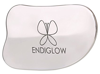 ENDIGLOW Anti-allergy Titanium Gua Sha Massage Tool - Professional Medical Grade Graston Tool - Reduce Neck and Muscle Pain and Improve Mobility