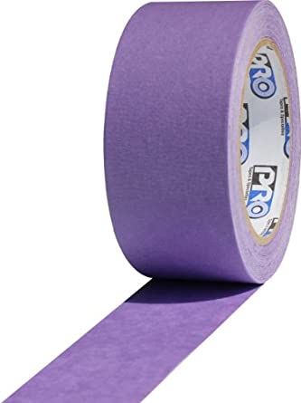 ProTapes Pro Scenic 728 Acrylic 30 Day Easy Release Painters Masking Tape, 60 yds Length x 3/4" Width, Purple (Pack of 1)