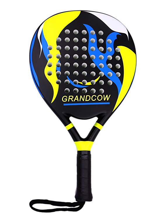 GRANDCOW Tennis Padel Paddle Pro Carbon Fiber Power Lite Pop EVA Foam beach paddle tennis Paddleball racket racquets