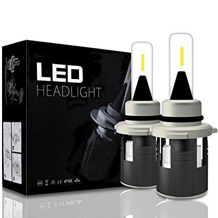 AUTO ROVER 9006 LED Headlight Bulbs, 42W 6000K 10400Lumens Super Bright HB4 CSP Chips Conversion Kit,3 Year Warranty
