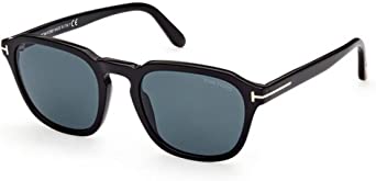 Tom Ford AVERY FT 0931 Shiny Black/Blue 52/21/145 men Sunglasses