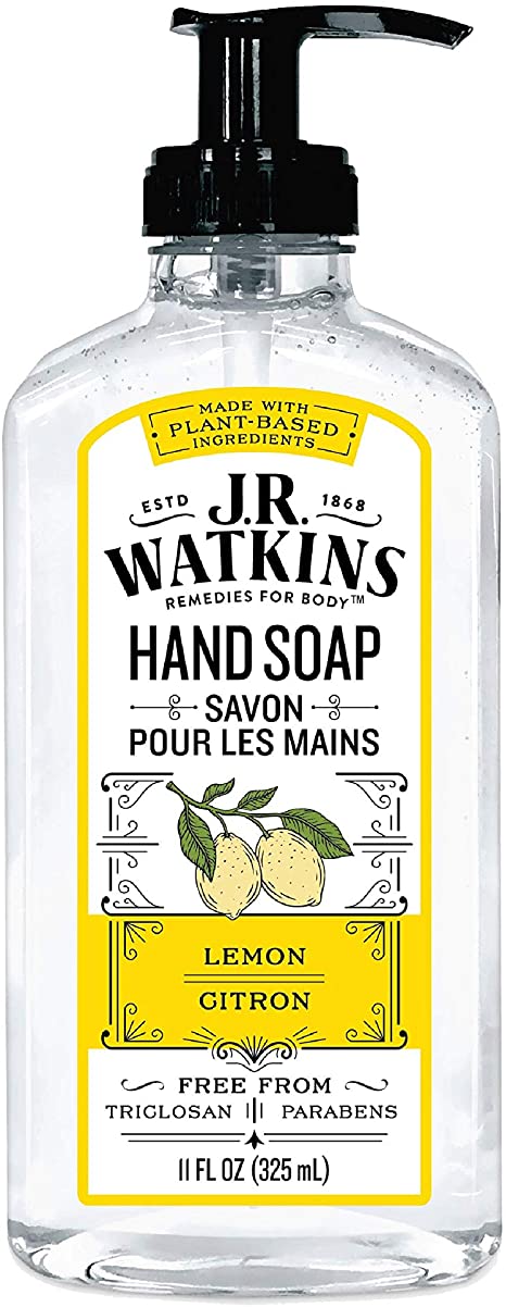 J.R. Watkins Lemon Hand Soap, 325 milliliters