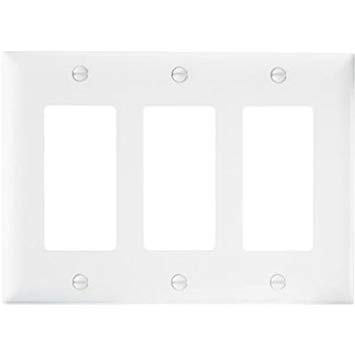 PASS & SEYMOUR TP263WCC12 WHT 3G Nyl Wall Plate