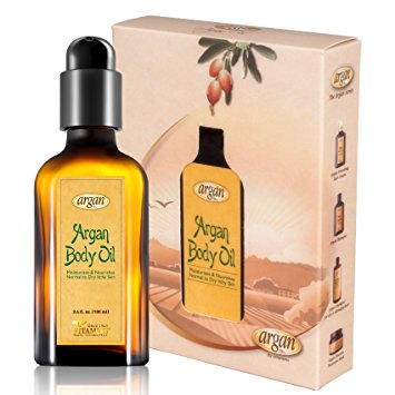 Body Oil for Dry Itchy Skin - Moroccan Argan Skin Care Solution to Soothe, Calm and Hydrate Normal to Sensitive Irritated Skin - Paraben, Alcohol & Sulfate Free