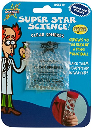Be Amazing Toys Clear Spheres Mini Blister Science Experiment Kits