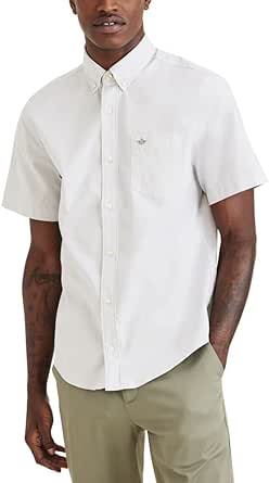 Dockers Men's Classic Fit Short Sleeve Signature Comfort Flex Shirt (Standard and Big & Tall)