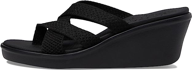 Skechers Women's Rumble on-Heat Maze Wedge Sandal