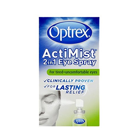Optrex ActiMist 2-in-1 Eye Spray for Tired Plus Uncomfortable Eyes - 10 ml