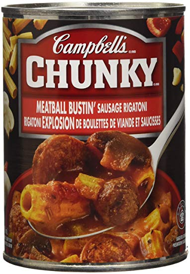 Campbell's Chunky Meatball Bustin' Sausage Rigatoni, 540ml