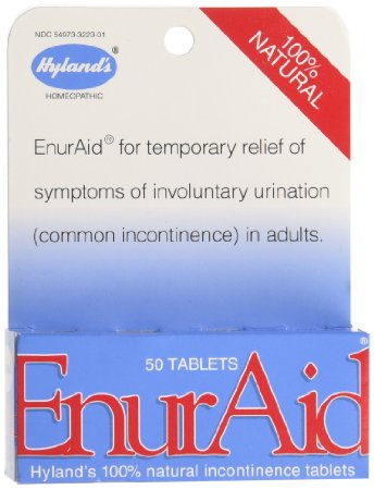 Hyland's EnurAid Tablets, Natural Symptomatic Relief of Involuntary Urination in Adults, 50 Count