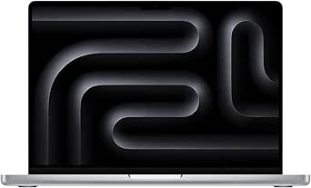 Apple 2024 MacBook Pro Laptop mit M4 Chip mit 10 Core CPU und 10 Core GPU: 14,2" Liquid Retina XDR Display, 16 GB gemeinsamer Arbeitsspeicher, 1 TB SSD Speicher; Silber