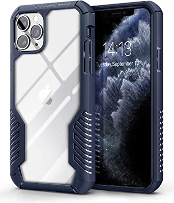 MOBOSI Vanguard Armor Designed for iPhone 11 Pro Case, Rugged Cell Phone Cases, Heavy Duty Military Grade Shockproof Drop Protection Cover for iPhone 11 Pro 5.8 Inch 2019, Navy Blue