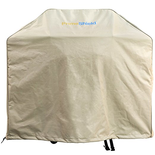 PrimeShield Grill Cover 70-inch 600D Heavy Duty Waterproof BBQ Grill Cover with Air Vents and Handles