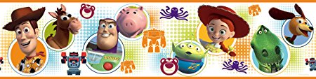 Roommates Rmk1429Bcs Toy Story 3 Peel & Stick Wall Border