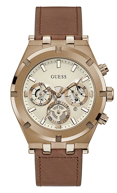 GUESS Sports Analog White Dial Men's Watch-GW0262G3