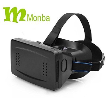 2016 new Monba ZH virtual reality headset VR Headset 3d glasses VR glasses with MAGNET support google cardboard work with 46 Inch Smart phones for 3D moviesgamingvirtual reality application