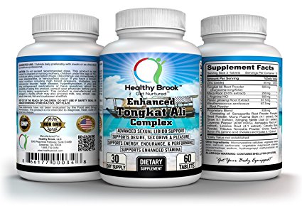 Enhanced Tongkat Ali Powder 500mg with Maca Root L-Arginine Ginseng Zinc 60 tablets, Sports Nutrition Testosterone Boosters