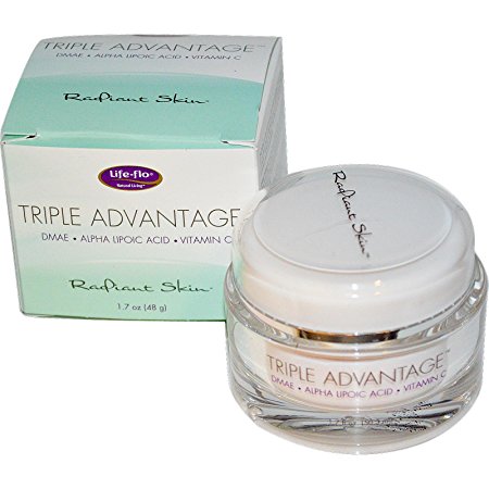 Triple Advantage DMAE Alpha Lipoic Acid & Vitamin C Life Flo Health Products 1.7 oz Cream