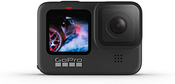 GoPro HERO9 Black - Waterproof Action Camera with Front LCD and Touch Rear Screens, 5K Ultra HD Video, 20MP Photos, 1080p Live Streaming, Webcam, Stabilization