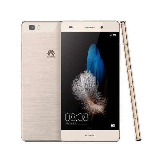 Huawei P8 Lite ALE-L21 16GB Gold, Dual Sim, 5-Inch, Unlocked Smartphone, International Stock, No Warranty