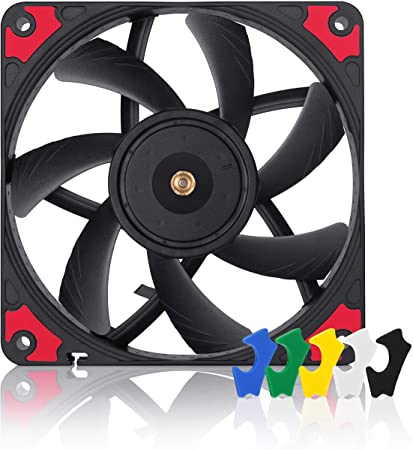 Noctua NF-A12x15 PWM chromax.Black.swap, Premium Quiet Slim Fan, 4-Pin (120x15mm, Black)